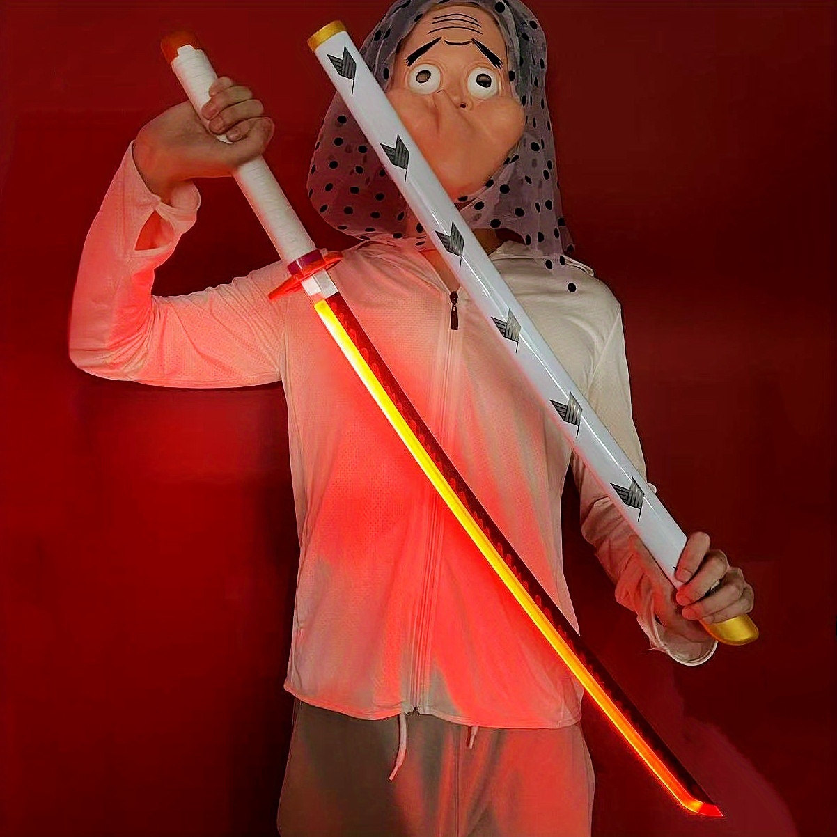 Cosplay Prop Katana - سيف كاتانا مضيء بتصميم قاتل الشياطين