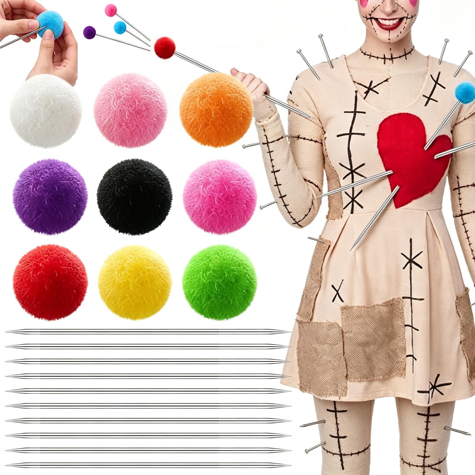 Voodoo Cosplay And Prop - 10 مجموعات من دبابيس دمى الفودو