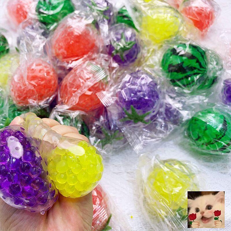 Cosplay Fireball Prop - كرة ضغط على شكل فواكه كاواي