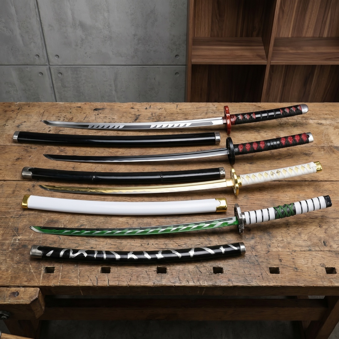 سيف كاتانا تانجيرو من أنمي قات - مراجعة Cosplay Prop Katana وسعره